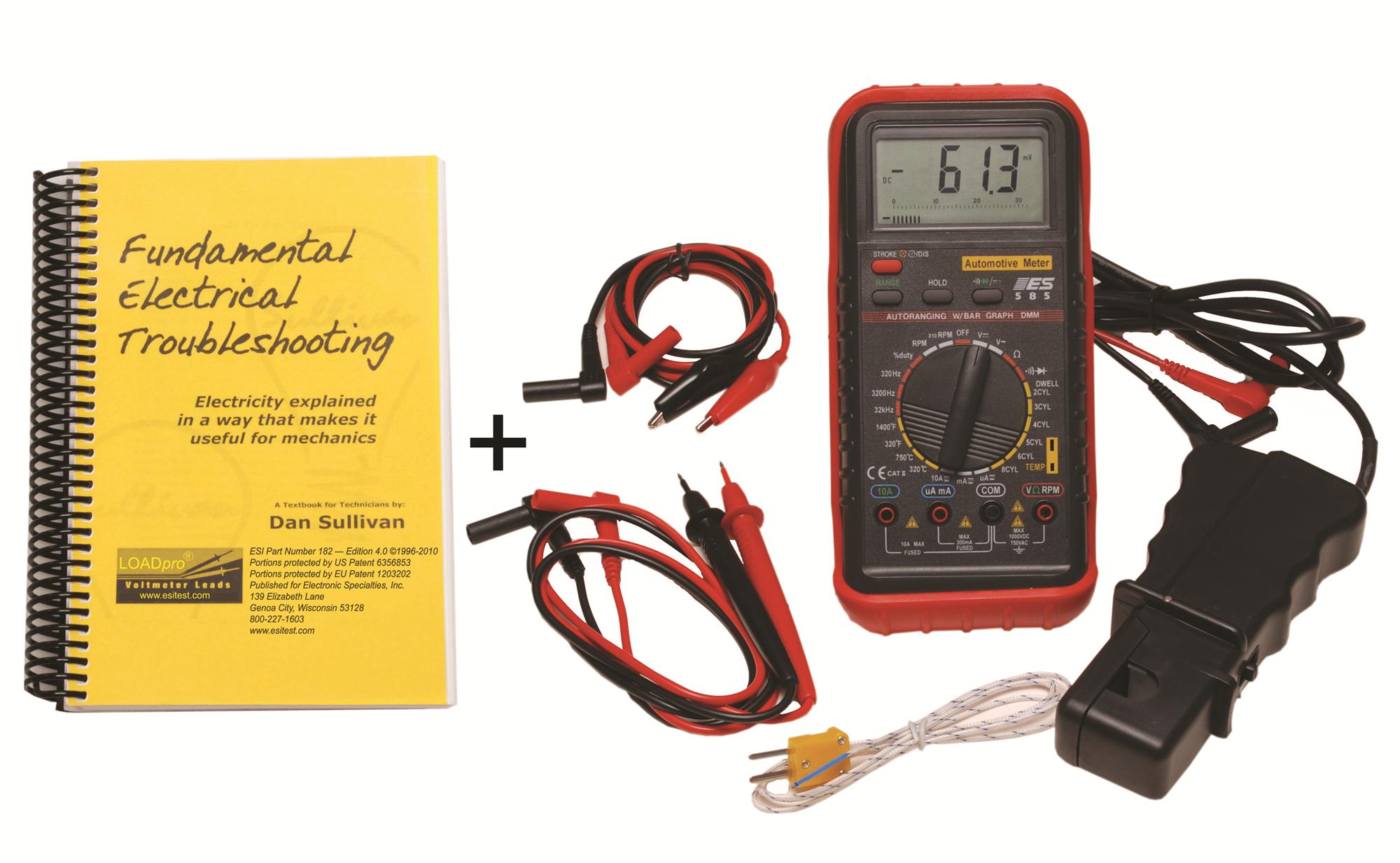 585K Deluxe Automotive Meter with RPM & Temperature
