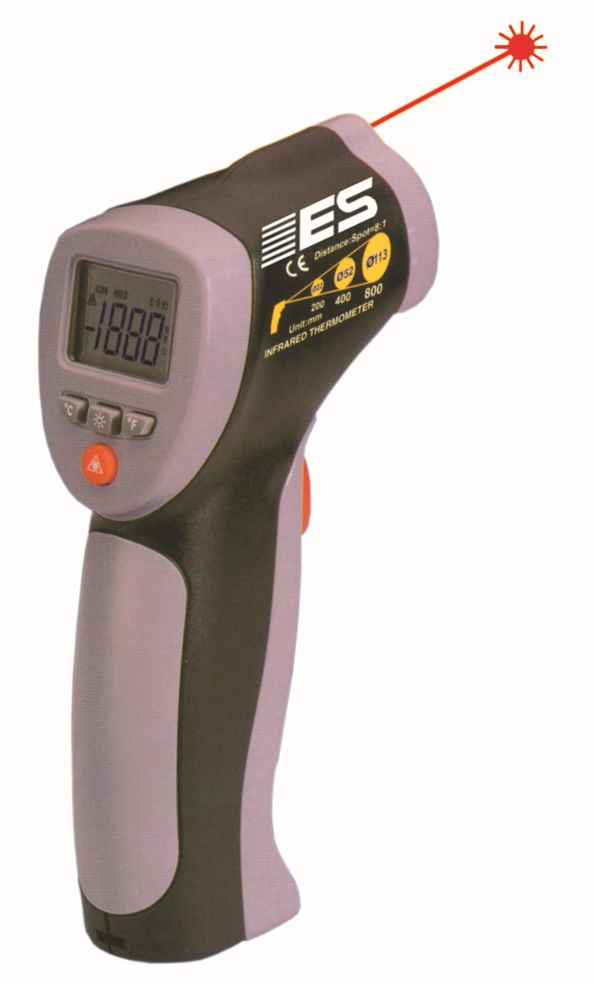 Twin Laser Infrared Thermometer (1022F) #EST-67