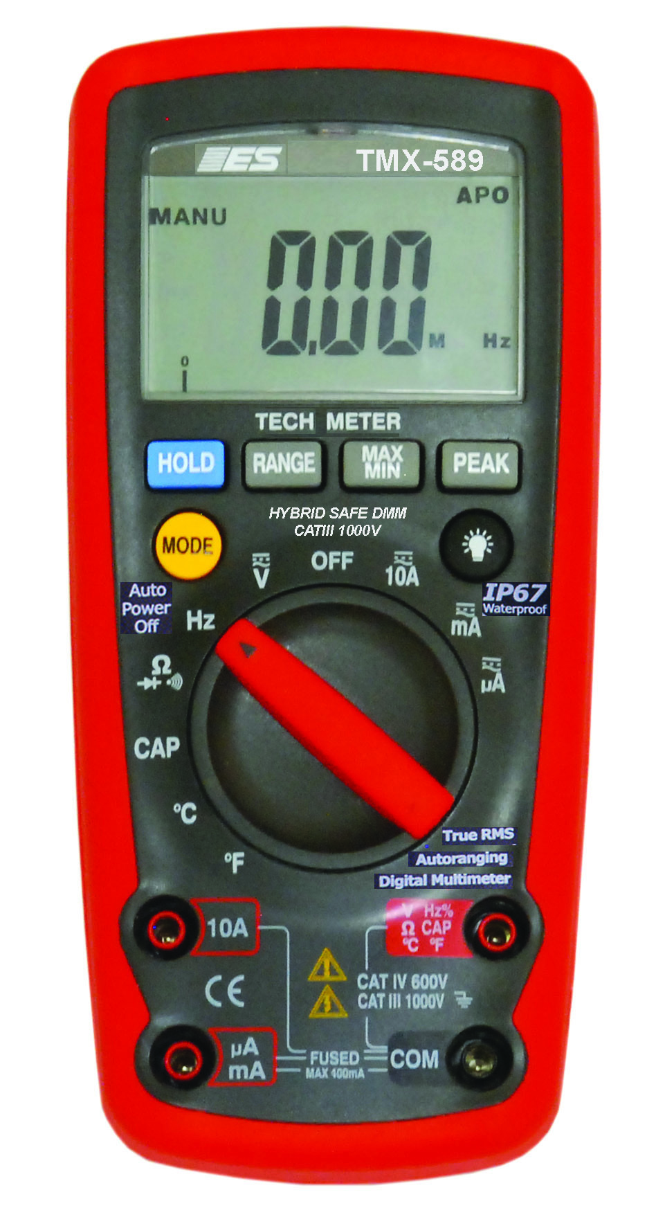 Multimètre numérique Electronic Specialties 380 avec étui